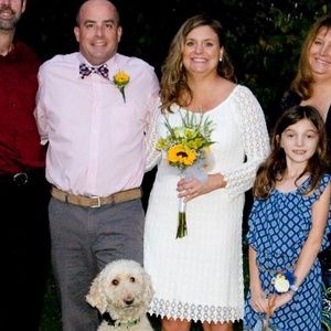 Cream lace women's dress - worn once!!!